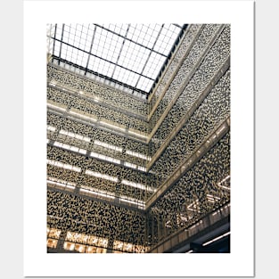 Bobst Library NYU Geometric Architecture Posters and Art